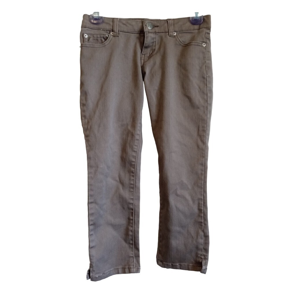 Celebrity Pink Ladies dark brown ankle mid rise jeans